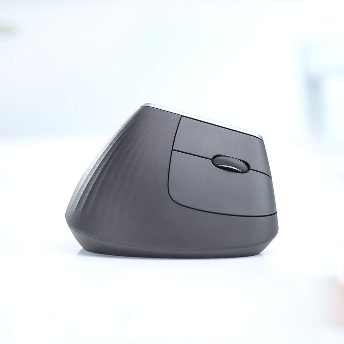 Logitech MX Vertical Wireless Mouse Ergonomic Design Reduces Muscle Strain, Move Content Between 3 Windows and Apple Computers, Rechargeable