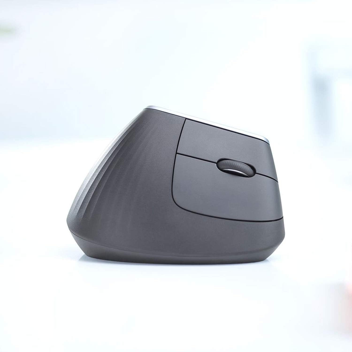 Logitech MX Vertical Wireless Mouse Ergonomic Design Reduces Muscle Strain, Move Content Between 3 Windows and Apple Computers, Rechargeable