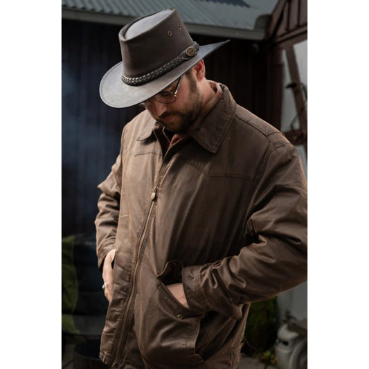 Outback Trading Co. Landsman Durable Water-Resistant Canvas Work Jacket